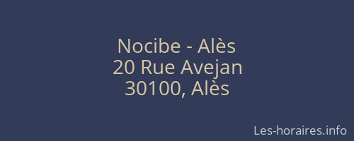 Nocibe - Alès