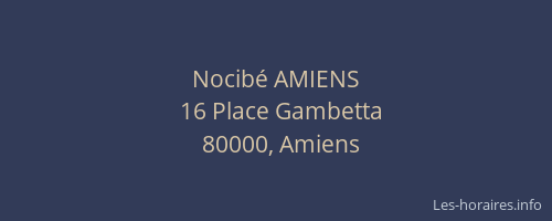 Nocibé AMIENS
