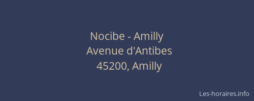 Nocibe - Amilly