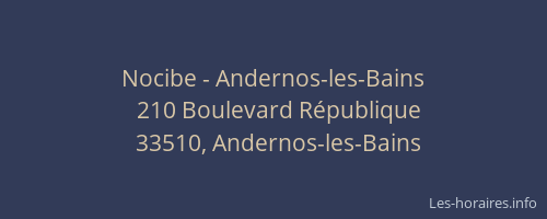 Nocibe - Andernos-les-Bains