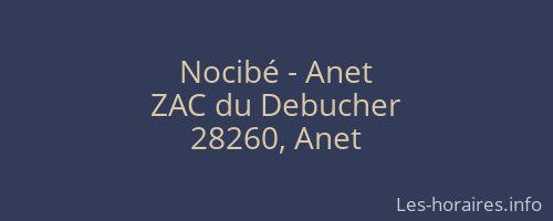 Nocibé - Anet
