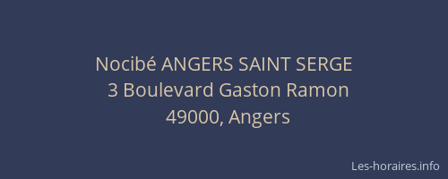 Nocibé ANGERS SAINT SERGE