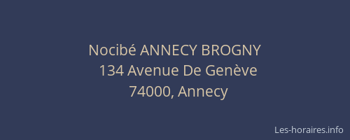 Nocibé ANNECY BROGNY
