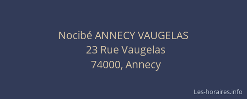 Nocibé ANNECY VAUGELAS