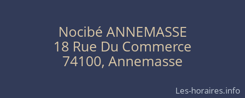 Nocibé ANNEMASSE