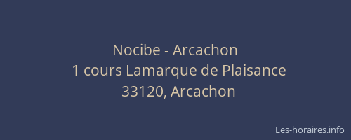 Nocibe - Arcachon