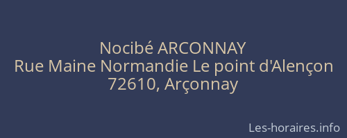 Nocibé ARCONNAY