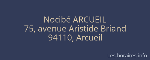 Nocibé ARCUEIL