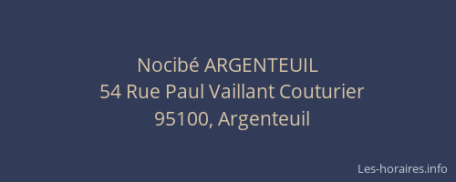Nocibé ARGENTEUIL