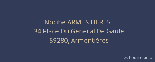Nocibé ARMENTIERES