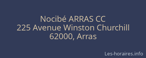 Nocibé ARRAS CC