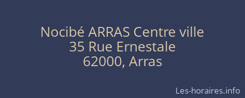Nocibé ARRAS Centre ville
