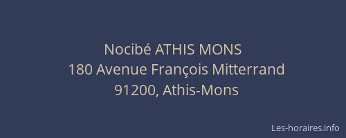 Nocibé ATHIS MONS