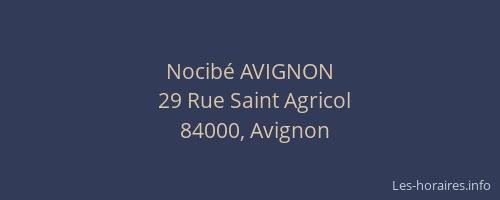 Nocibé AVIGNON