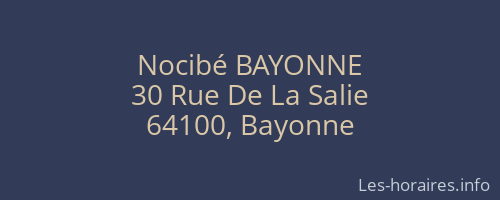Nocibé BAYONNE