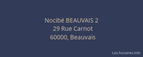 Nocibé BEAUVAIS 2