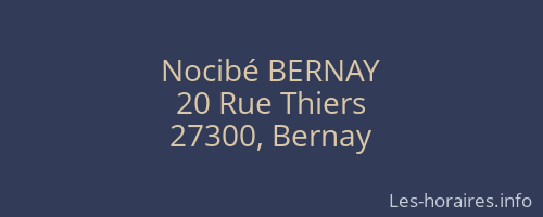 Nocibé BERNAY