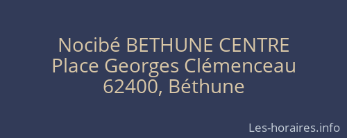 Nocibé BETHUNE CENTRE