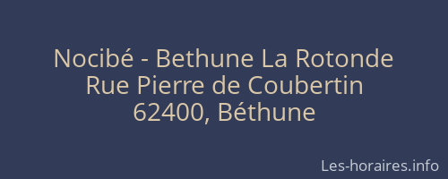 Nocibé - Bethune La Rotonde