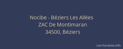 Nocibe - Béziers Les Allées