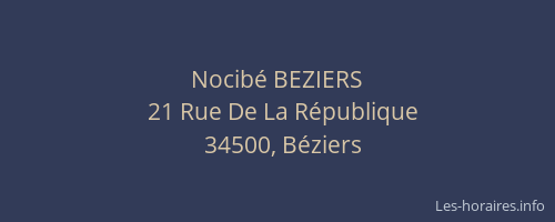 Nocibé BEZIERS
