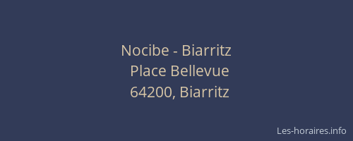 Nocibe - Biarritz