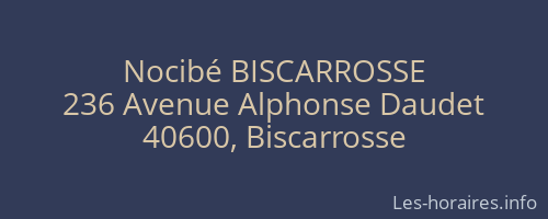 Nocibé BISCARROSSE
