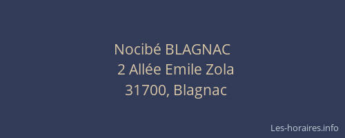 Nocibé BLAGNAC