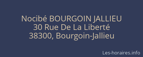 Nocibé BOURGOIN JALLIEU