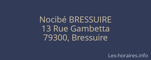 Nocibé BRESSUIRE