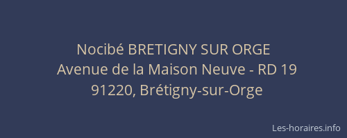 Nocibé BRETIGNY SUR ORGE