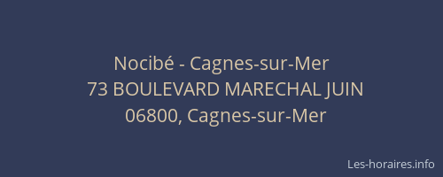 Nocibé - Cagnes-sur-Mer