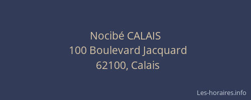 Nocibé CALAIS