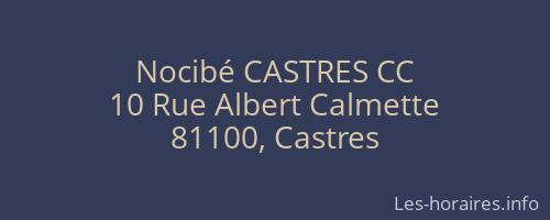 Nocibé CASTRES CC
