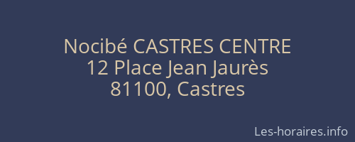 Nocibé CASTRES CENTRE