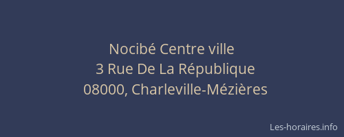 Nocibé Centre ville