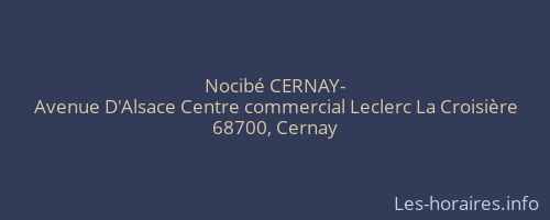 Nocibé CERNAY-