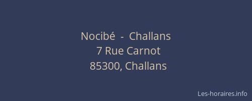 Nocibé  -  Challans