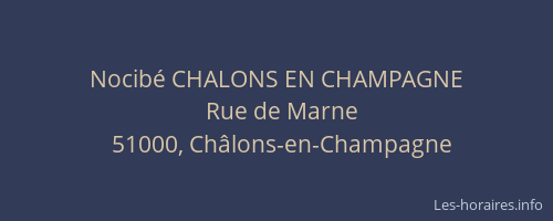 Nocibé CHALONS EN CHAMPAGNE