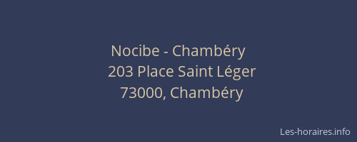 Nocibe - Chambéry