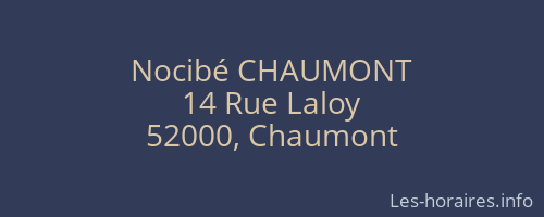 Nocibé CHAUMONT