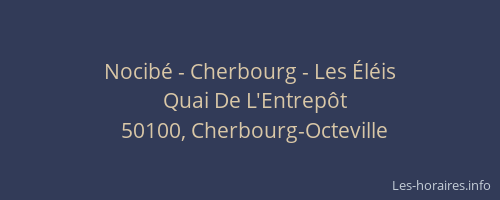Nocibé - Cherbourg - Les Éléis