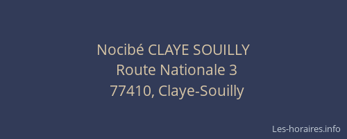 Nocibé CLAYE SOUILLY