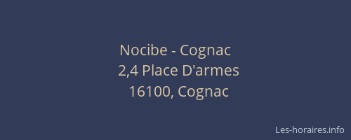 Nocibe - Cognac