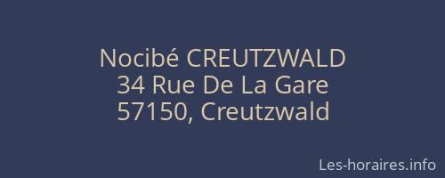 Nocibé CREUTZWALD