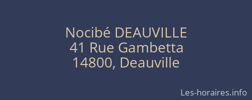 Nocibé DEAUVILLE