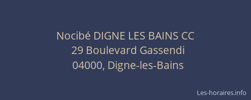 Nocibé DIGNE LES BAINS CC