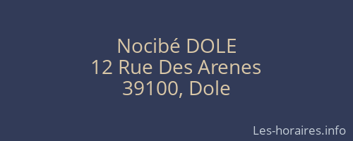 Nocibé DOLE