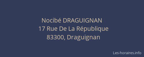 Nocibé DRAGUIGNAN