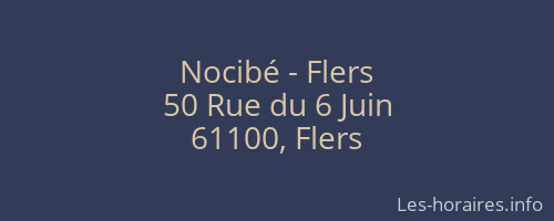Nocibé - Flers